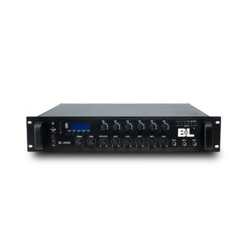 AMPLIFICADOR DE ZONA BL-A650 | 6 CANALES INDEPENDIENTES 650W RMS CON BT/FM/USB