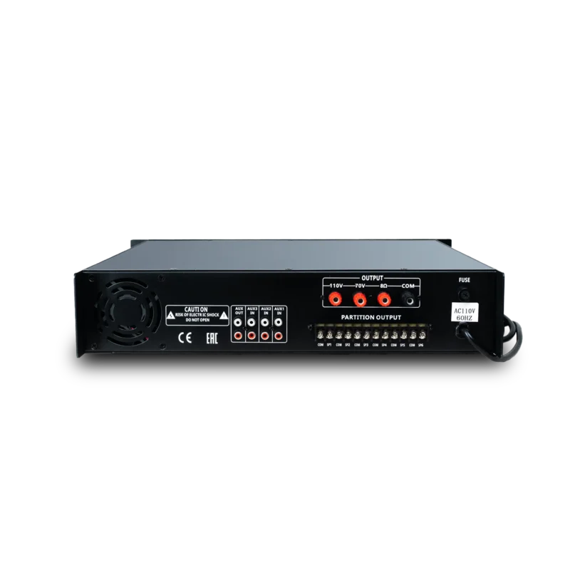 AMPLIFICADOR DE ZONA BL-A650 | 6 CANALES INDEPENDIENTES 650W RMS CON BT/FM/USB - Imagen 2