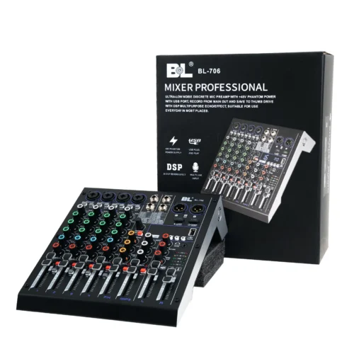 MIXER PROFESIONAL DE 4 CANALES CON DSP INTEGRADO Y BLUETOOTH
