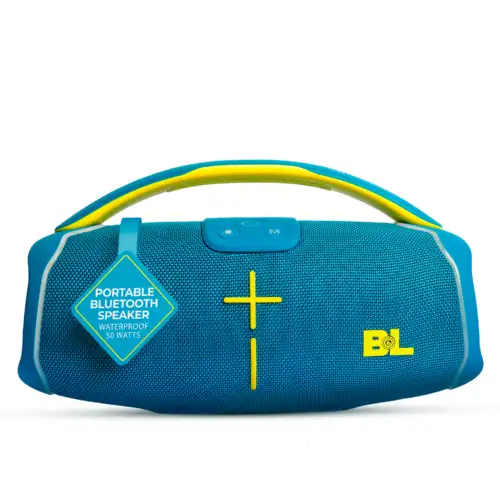 PARLANTE PORTATIL BLUETOOTH B&L AM-67 50W SUMERGIBLE IPX7